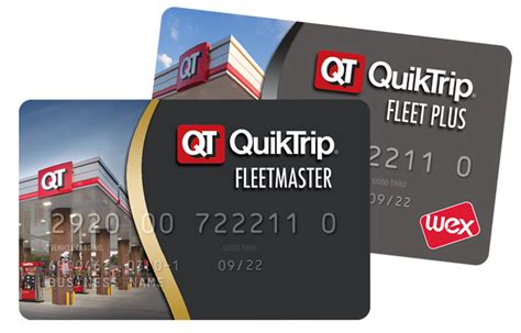 Aug 10, 2022 · No, you cannot use your QuikTrip Fleetmaster® Card everywhere, as you can only use it for purchases at QuikTrip locations. It is a gas card, which means that it is not backed by any major credit card network and only works at affiliated locations. The QuikTrip Fleetmaster® Plus Card, on the other hand, is accepted at over 900 QuikTrip ... 